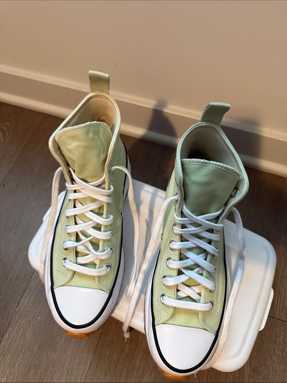 Converse All Star Platform High Top Sneakers Sz 8 - Picture 3 of 16
